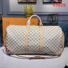 Best Replicas Bags - Louis Vuitton Damier Azur Keepall Bandouliere 55 N41429 Best Louis Vuitton LV Replica Bags On Sales