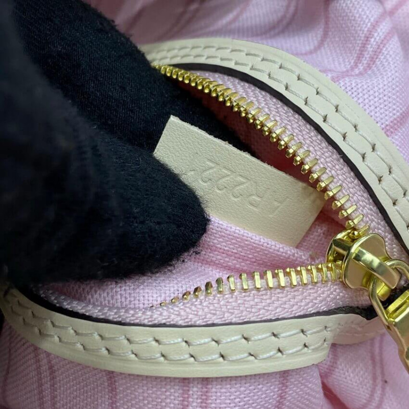 Replica Louis Vuitton Damier Azur Neverfull Mm N45295 Pink - Image 14