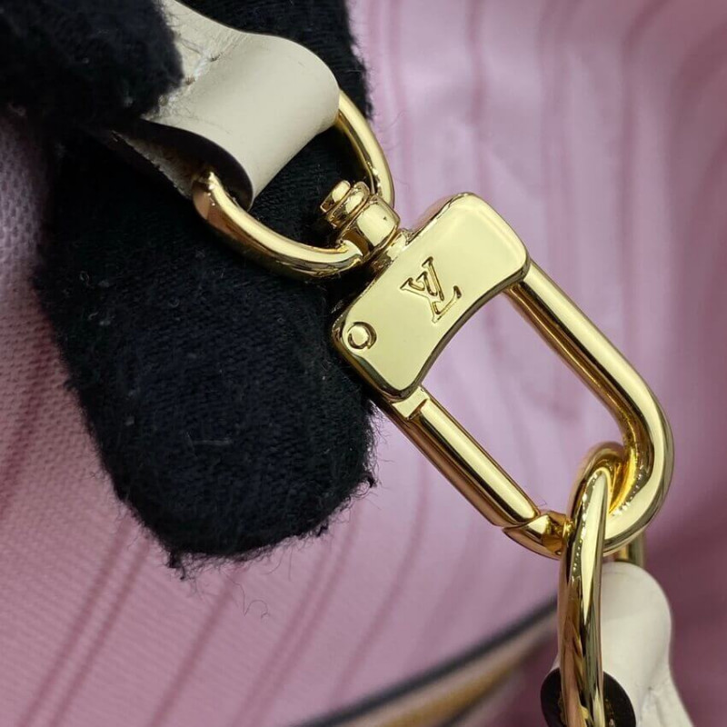 Replica Louis Vuitton Damier Azur Neverfull Mm N45295 Pink - Image 16