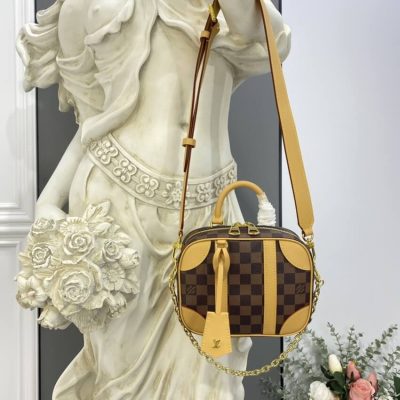 Alternative view of Replica Louis Vuitton Damier Azur Valisette Souple Bb N50065