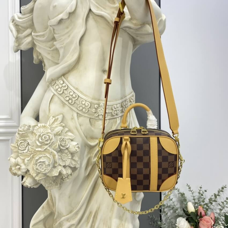 Replica Louis Vuitton Damier Azur Valisette Souple Bb N50065 - Image 2