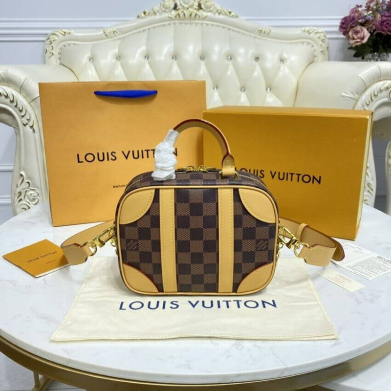 Replica Louis Vuitton Damier Azur Valisette Souple Bb N50065 - Image 5