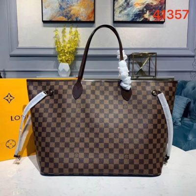 Alternative view of Replica Louis Vuitton Damier Canvas Neverfull Gm N41357
