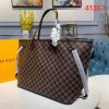 Best Replicas Bags - Louis Vuitton Damier Canvas Neverfull GM N41357 Top Quality Louis Vuitton LV Replica Bags On Sales