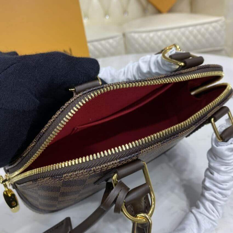 Replica Louis Vuitton Damier Ebene Canvas Alma Bb N41221 - Image 14