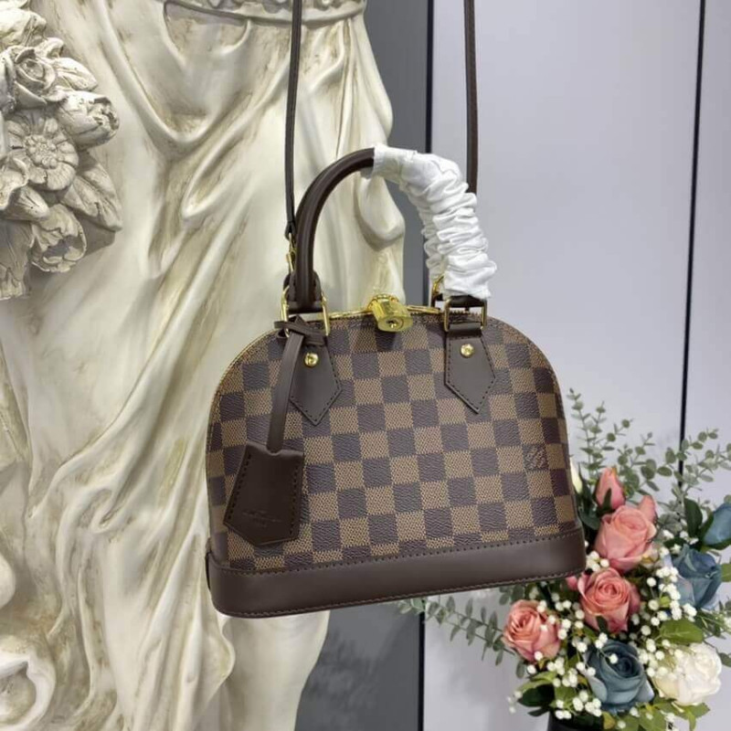 Replica Louis Vuitton Damier Ebene Canvas Alma Bb N41221 - Image 5
