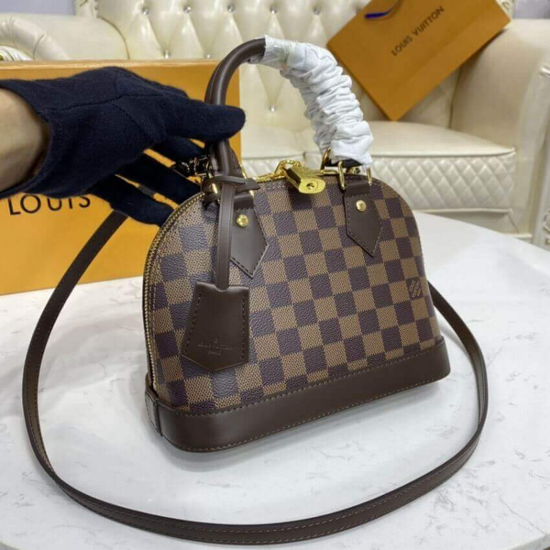 Replica Louis Vuitton Damier Ebene Canvas Alma Bb N41221 - Image 6