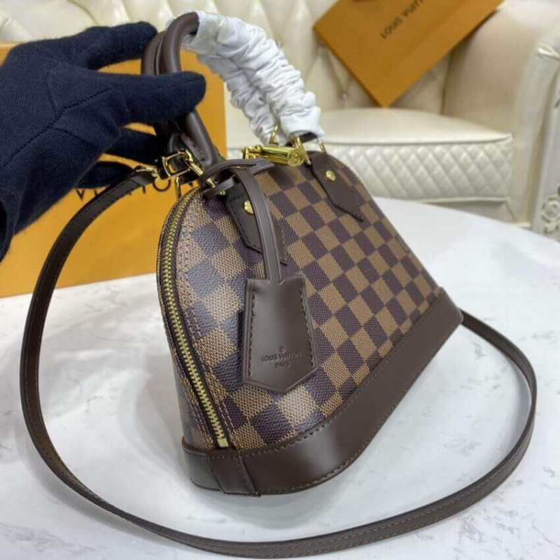 Replica Louis Vuitton Damier Ebene Canvas Alma Bb N41221 - Image 7