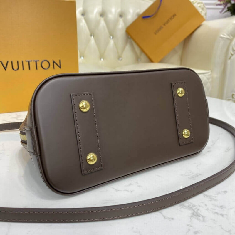Replica Louis Vuitton Damier Ebene Canvas Alma Bb N41221 - Image 9
