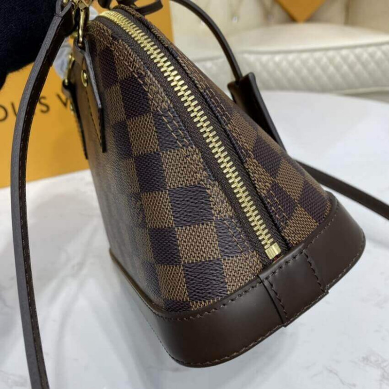 Replica Louis Vuitton Damier Ebene Canvas Alma Bb N41221 - Image 10