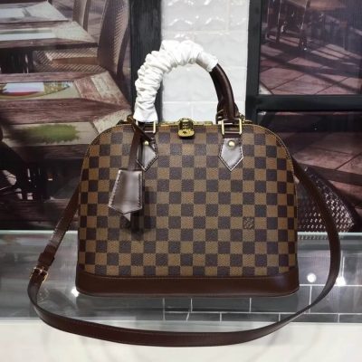 Alternative view of Replica Louis Vuitton Damier Ebene Canvas Alma Pm N53151