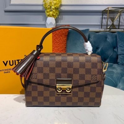 Alternative view of Replica Louis Vuitton Damier Ebene Canvas Croisette N53000