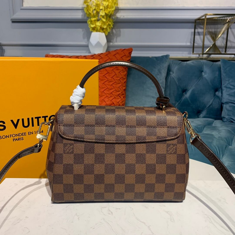 Replica Louis Vuitton Damier Ebene Canvas Croisette N53000 - Image 4