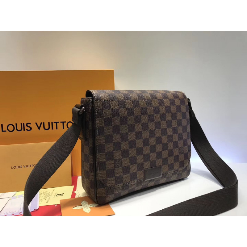 Replica Louis Vuitton Damier Ebene Canvas District Pm N41212 - Image 3