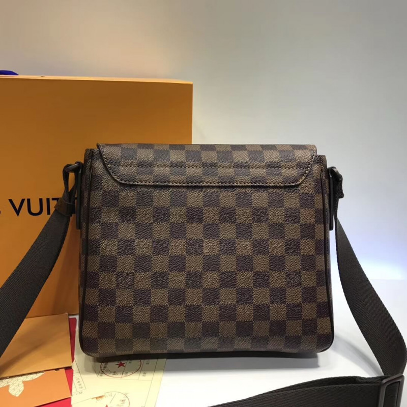Replica Louis Vuitton Damier Ebene Canvas District Pm N41212 - Image 7