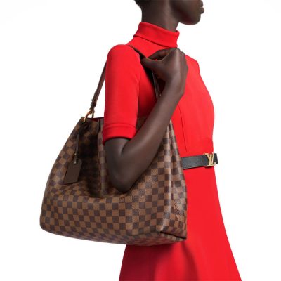 Alternative view of Replica Louis Vuitton Damier Ebene Canvas Graceful Mm N44045