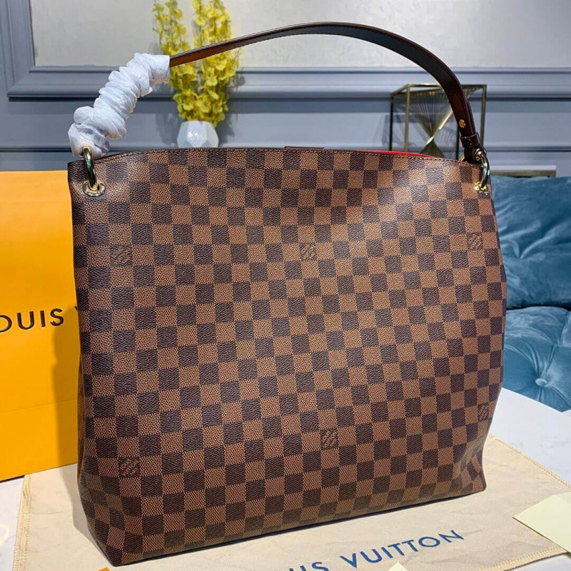 Replica Louis Vuitton Damier Ebene Canvas Graceful Mm N44045 - Image 4