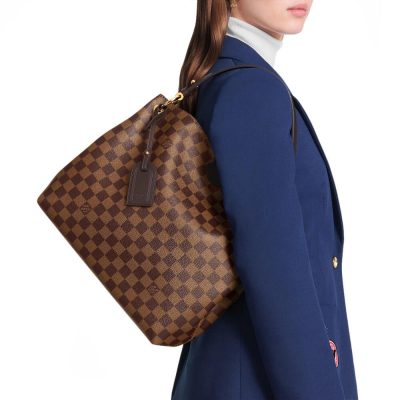 Alternative view of Replica Louis Vuitton Damier Ebene Canvas Graceful Pm N44044