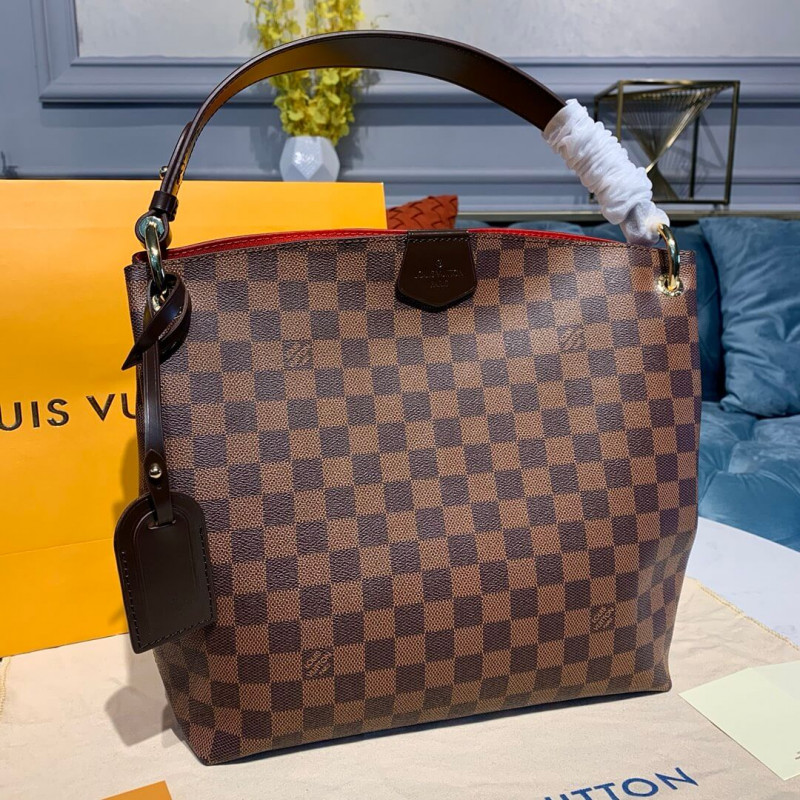 Replica Louis Vuitton Damier Ebene Canvas Graceful Pm N44044 - Image 3