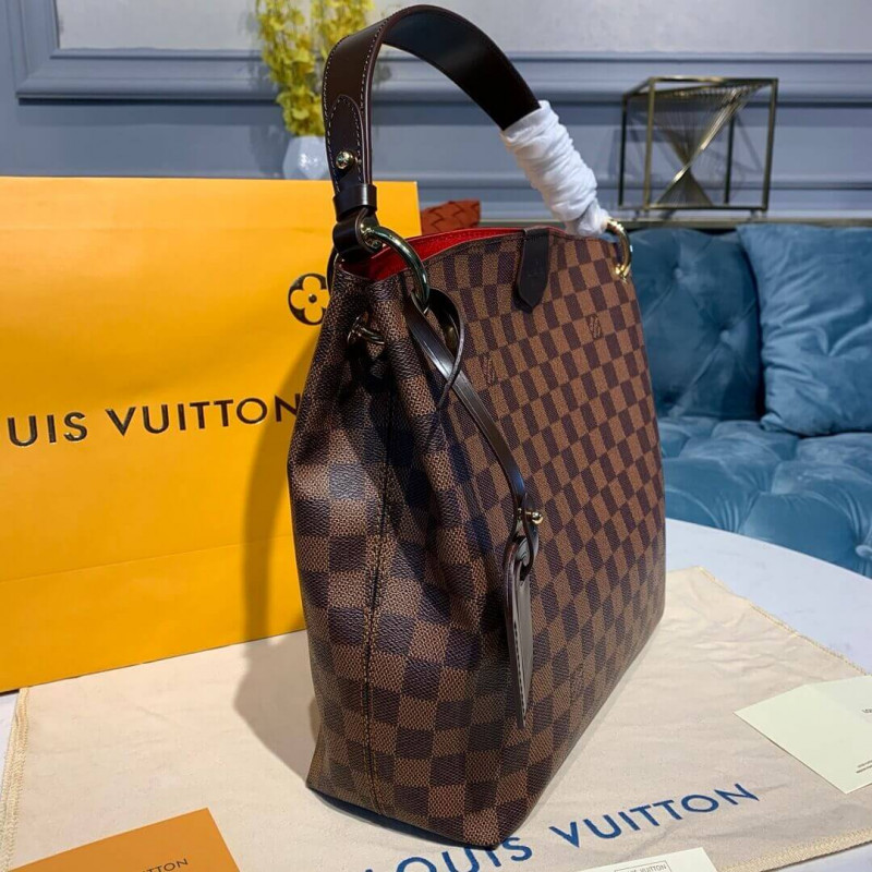 Replica Louis Vuitton Damier Ebene Canvas Graceful Pm N44044 - Image 5