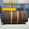 Best Replicas Bags - Louis Vuitton Damier Ebene Canvas Keepall Bandouliere 50 N44478 Best Louis Vuitton LV Replica Bags On Sales