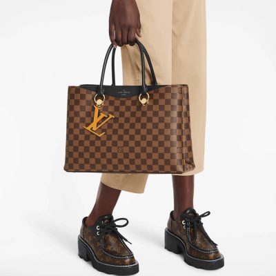 Alternative view of Replica Louis Vuitton Damier Ebene Canvas Lv Riverside N40052