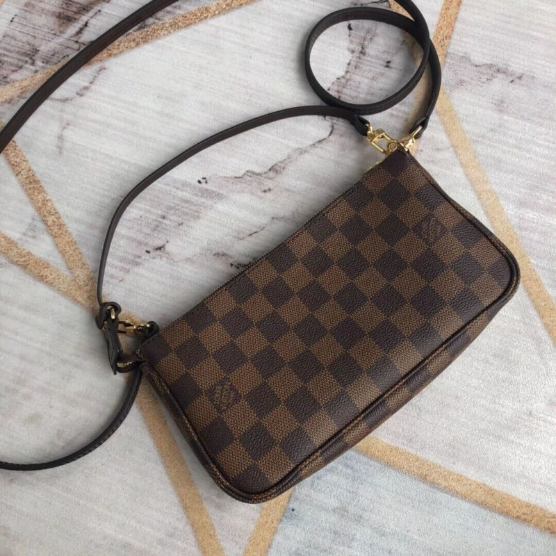Replica Louis Vuitton Damier Ebene Canvas Pochette Accessoires N41206/N51985 - Image 3