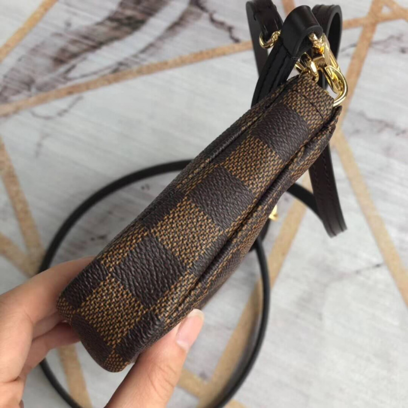 Replica Louis Vuitton Damier Ebene Canvas Pochette Accessoires N41206/N51985 - Image 6