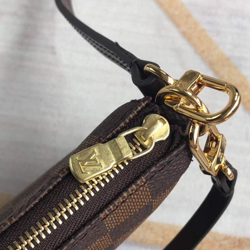 Replica Louis Vuitton Damier Ebene Canvas Pochette Accessoires N41206/N51985 - Image 8