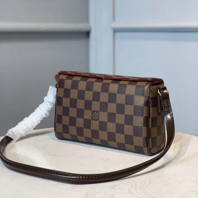 Alternative view of Replica Louis Vuitton Damier Ebene Canvas Recital Shoulder Bag N41966