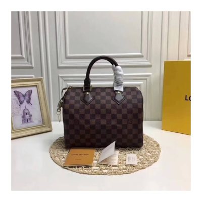 Alternative view of Replica Louis Vuitton Damier Ebene Canvas Speedy 25 N41365