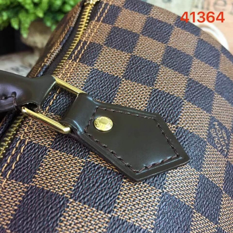 Replica Louis Vuitton Damier Ebene Canvas Speedy 30 N41364 - Image 11
