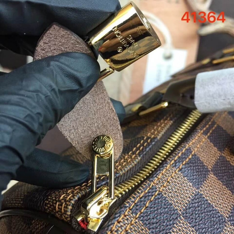 Replica Louis Vuitton Damier Ebene Canvas Speedy 30 N41364 - Image 13