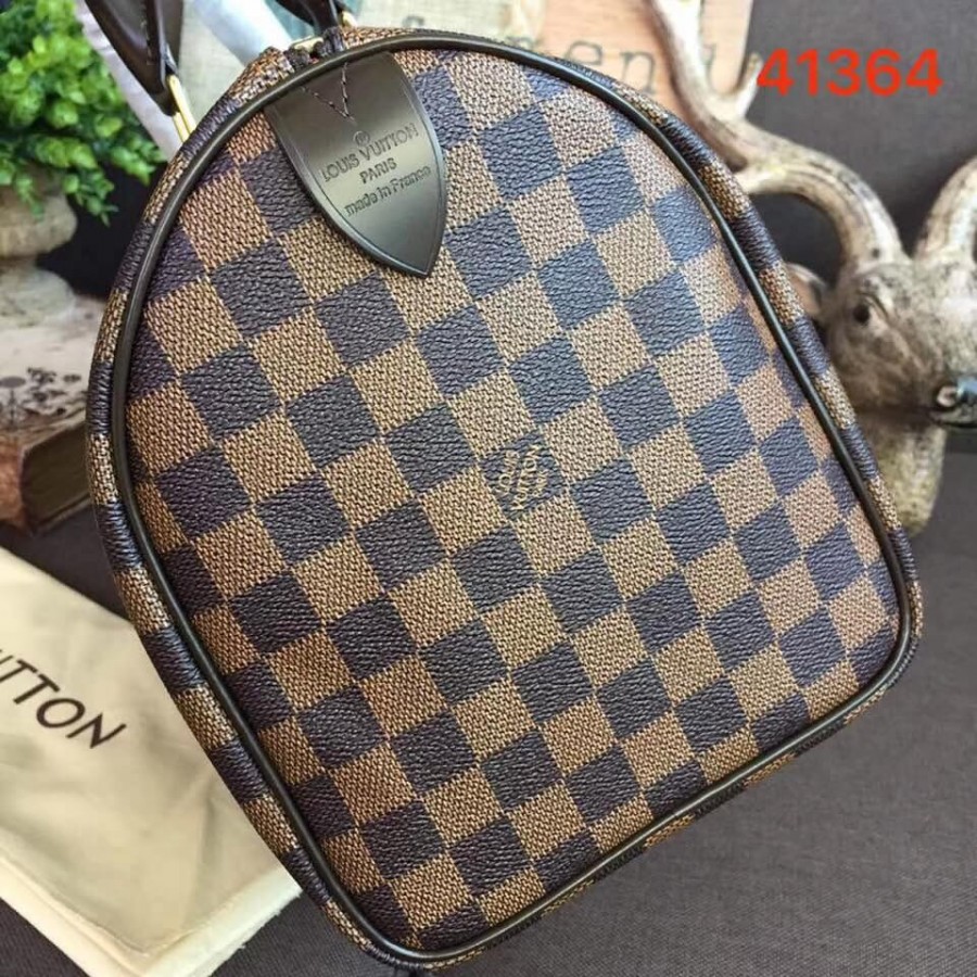 Replica Louis Vuitton Damier Ebene Canvas Speedy 30 N41364 - Image 3