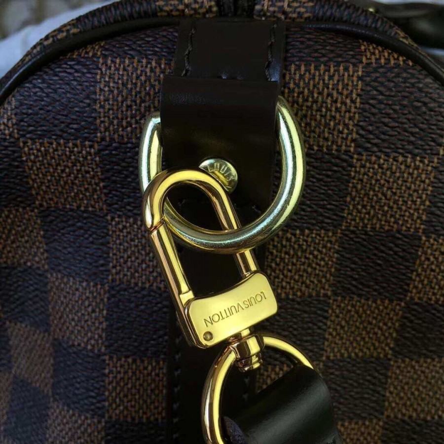 Replica Louis Vuitton Damier Ebene Canvas Speedy Bandouliere 35 N41366 - Image 7