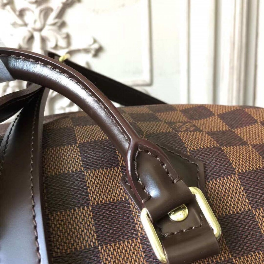Replica Louis Vuitton Damier Ebene Canvas Speedy Bandouliere 35 N41366 - Image 9