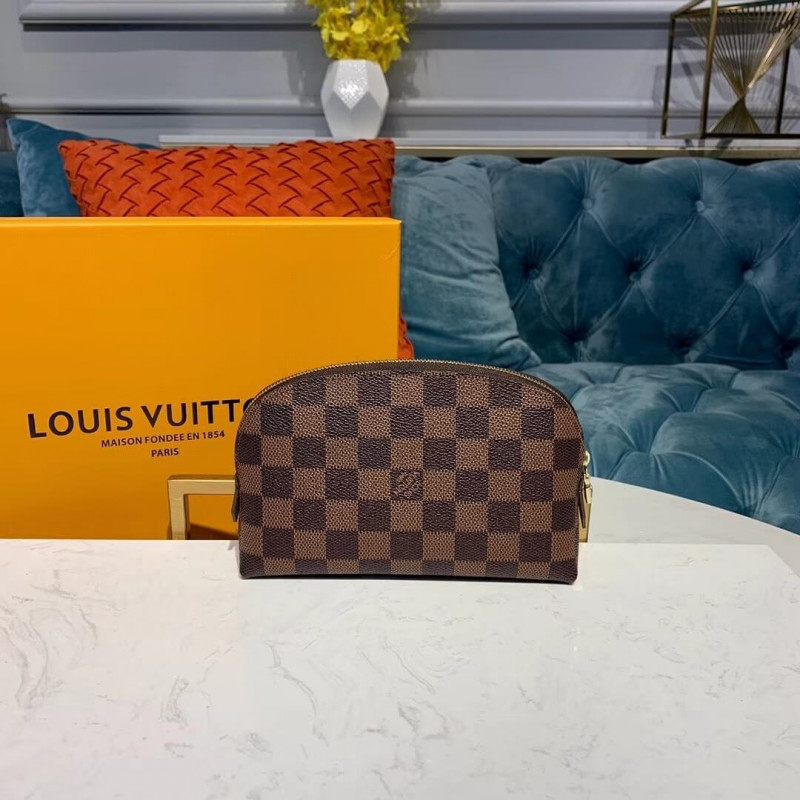 Replica Louis Vuitton Damier Ebene Cosmetic Pouch N47516 - Image 4