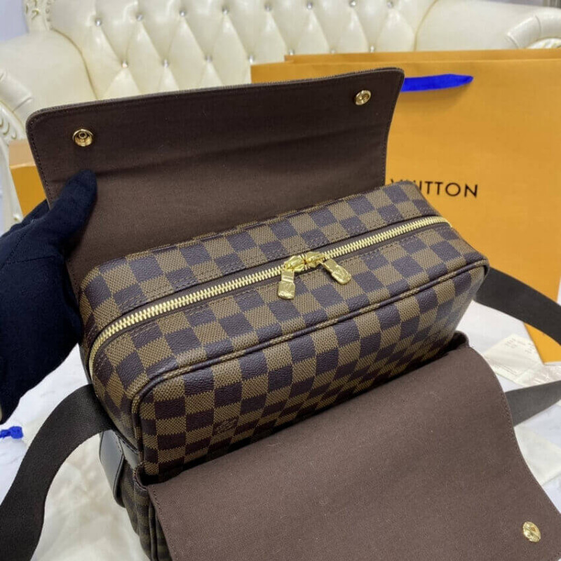 Replica Louis Vuitton Damier Ebene Naviglio Messenger Bag N45255 - Image 17