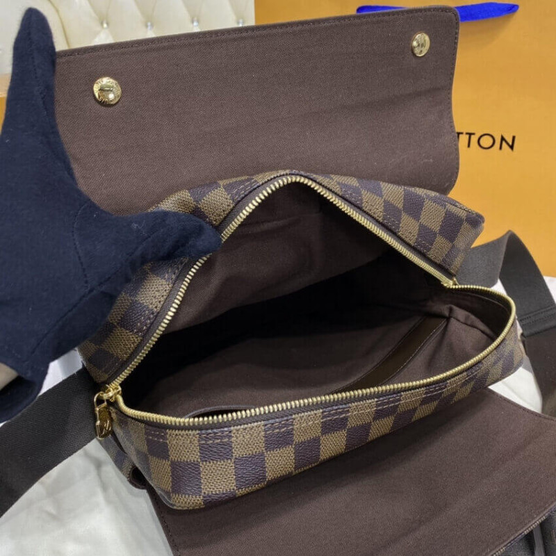 Replica Louis Vuitton Damier Ebene Naviglio Messenger Bag N45255 - Image 20