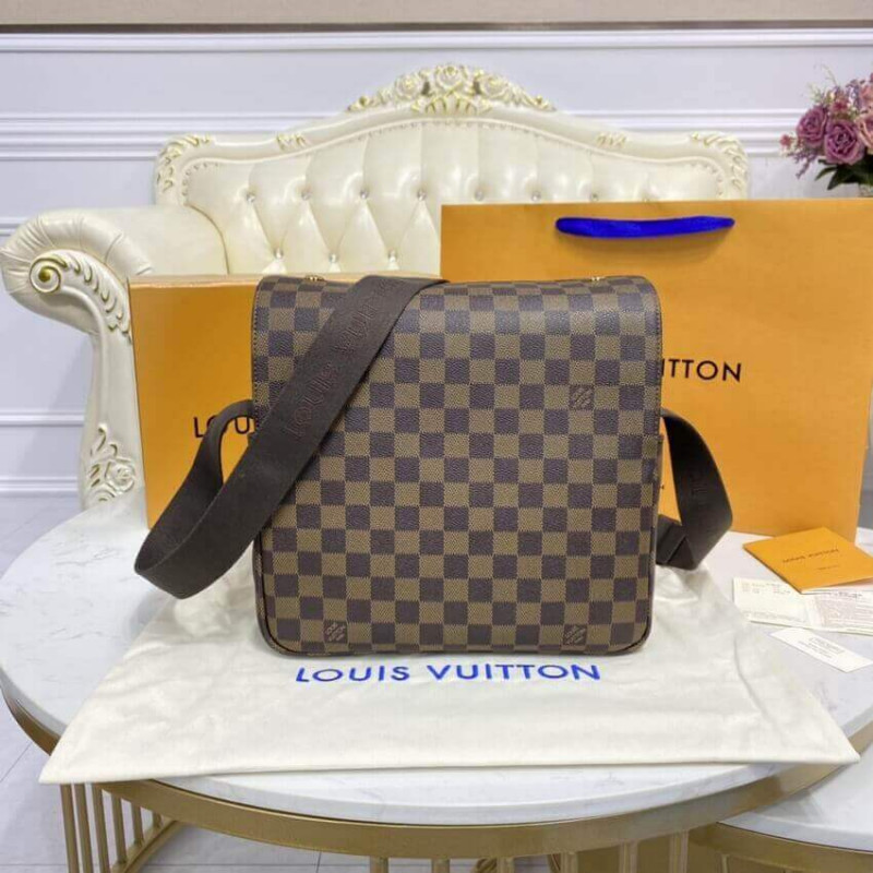 Replica Louis Vuitton Damier Ebene Naviglio Messenger Bag N45255 - Image 10