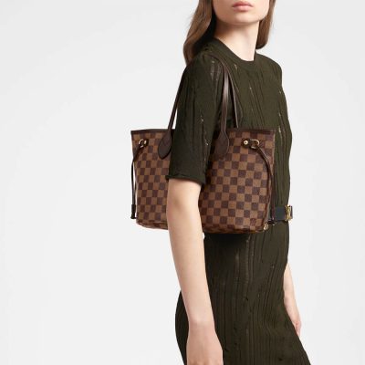 Alternative view of Replica Louis Vuitton Damier Ebene Neverfull Pm N41359