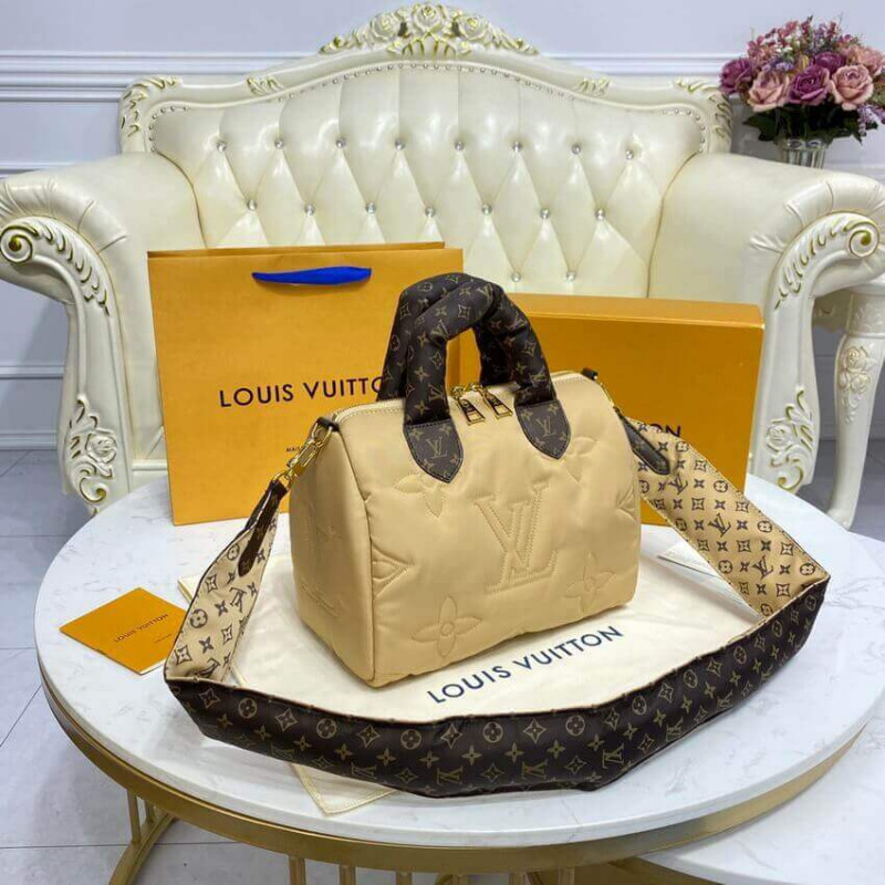 Replica Louis Vuitton Econyl Speedy Bandouliere 25 M59008 Beige - Image 3