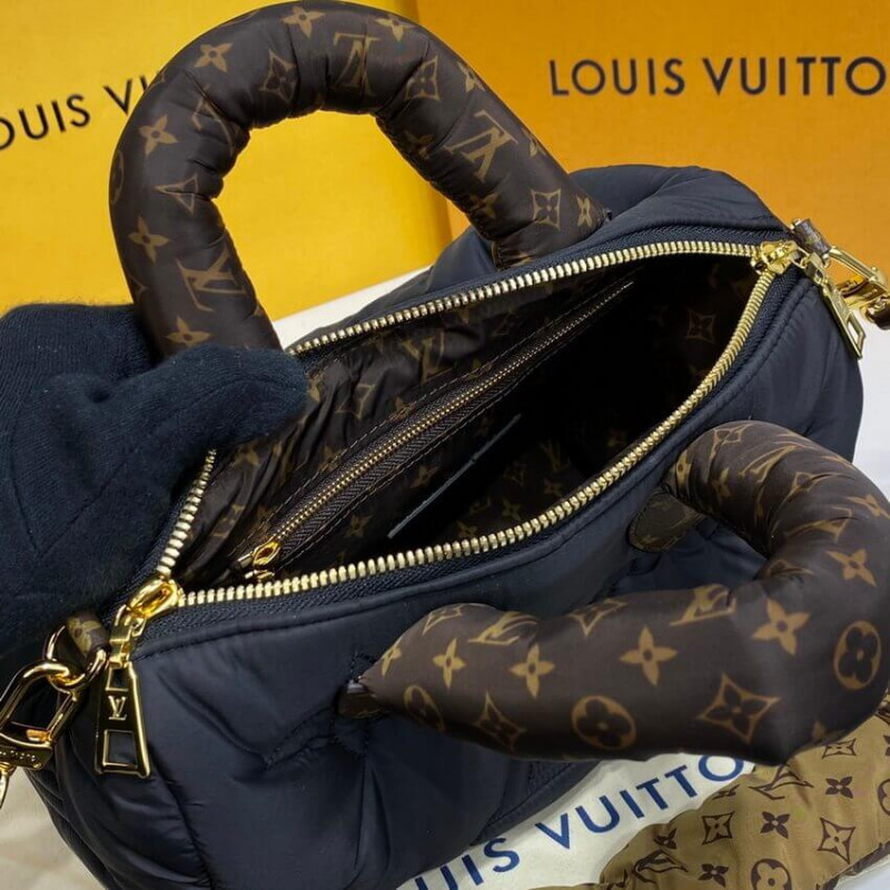 Replica Louis Vuitton Econyl Speedy Bandouliere 25 M59008 Black - Image 15
