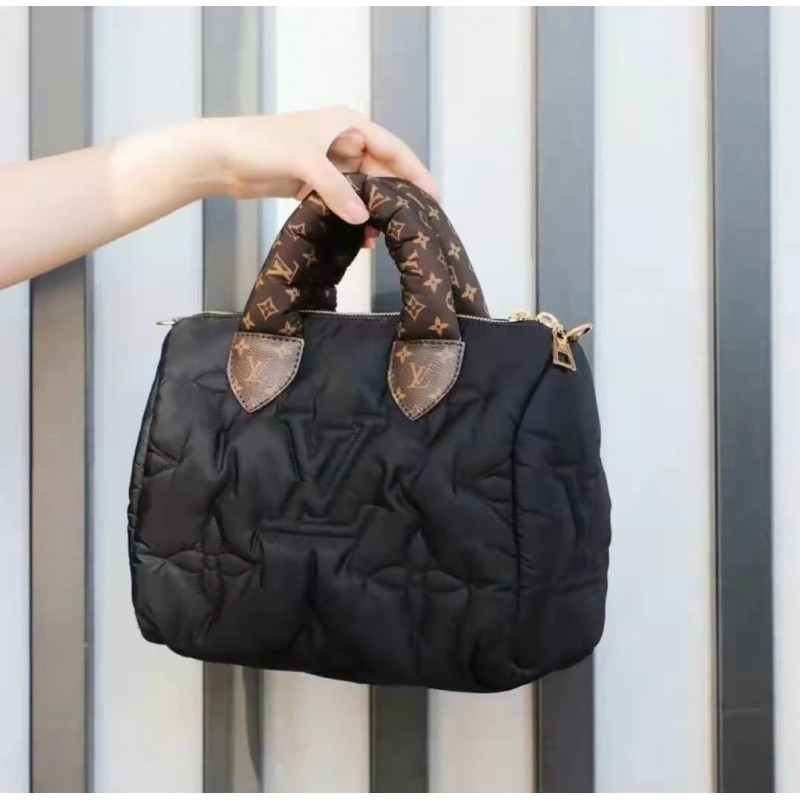 Replica Louis Vuitton Econyl Speedy Bandouliere 25 M59008 Black - Image 3