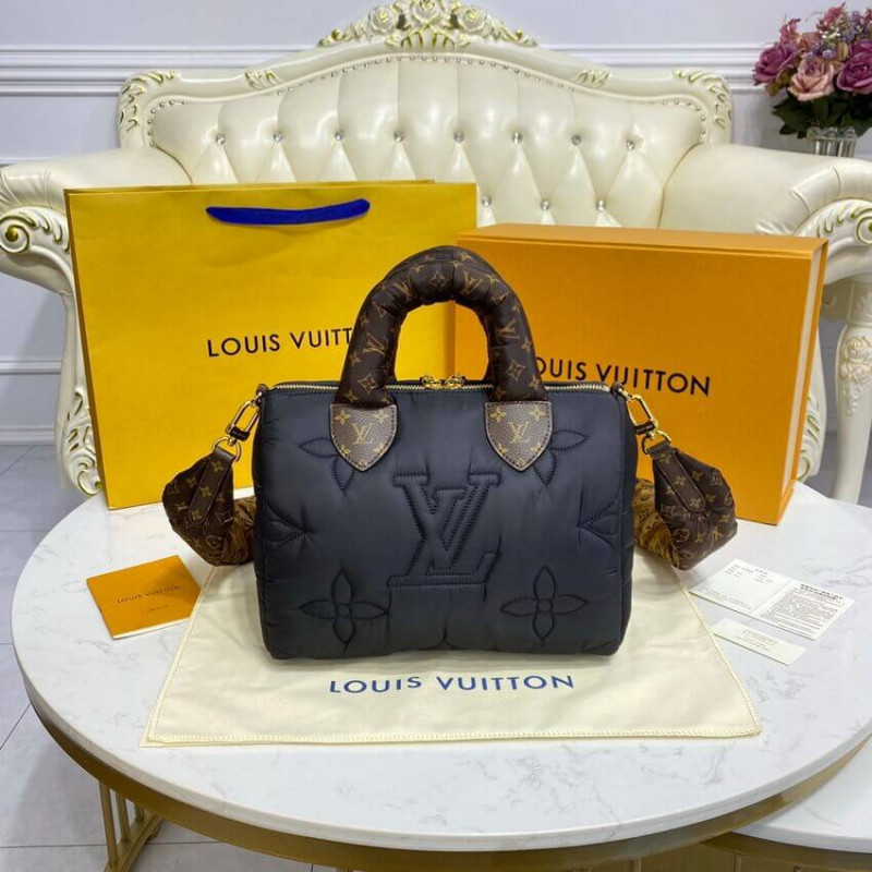 Replica Louis Vuitton Econyl Speedy Bandouliere 25 M59008 Black - Image 7
