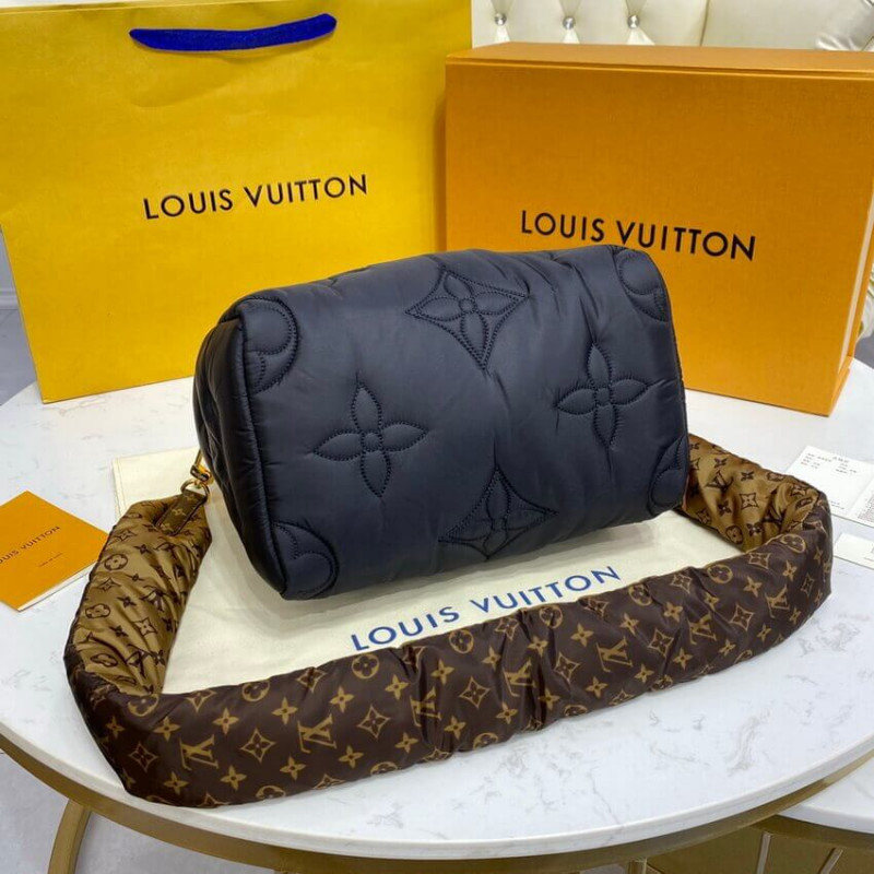 Replica Louis Vuitton Econyl Speedy Bandouliere 25 M59008 Black - Image 8