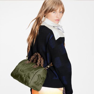 Alternative view of Replica Louis Vuitton Econyl Speedy Bandouliere 25 M59009 Khaki