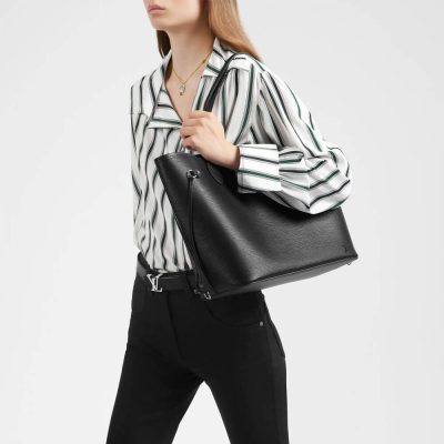 Alternative view of Replica Louis Vuitton Epi Leather Neverfull Mm M40392 Black