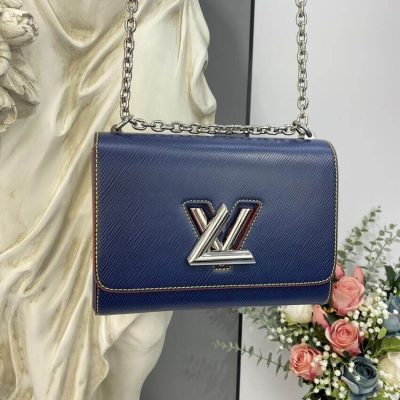 Alternative view of Replica Louis Vuitton Epi Leather Twist Mm M50282 Navy Blue/Red