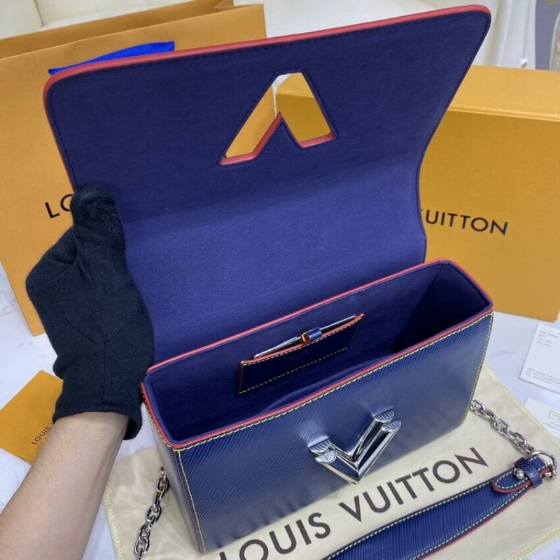 Replica Louis Vuitton Epi Leather Twist Mm M50282 Navy Blue/Red - Image 13
